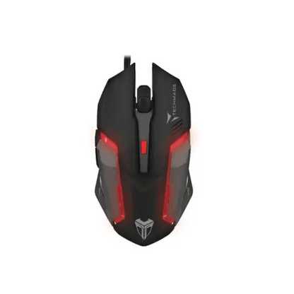 TECHMADE KIT TASTIERA+MOUSE+CUFFIE+PAD GAMING USB NERO TM-GAMINGSET2 - TecnoRoyal