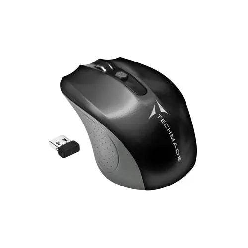 TECHMADE MOUSE OTTICO WIRELESS USB NERO TM-XJ30-BK - TecnoRoyal