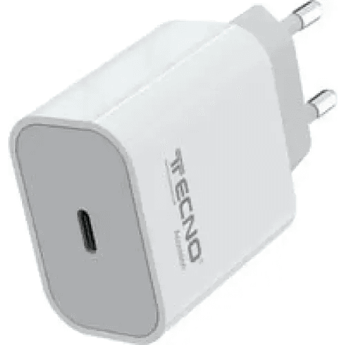 TECNO ALIMENTATORE CARICA RAPIDA TYPE C 20W 3A BIANCO TC-882 - TecnoRoyal