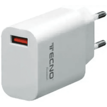 TECNO ALIMENTATORE CARICA RAPIDA TYPE USB 18W 3A BIANCO TC-881 - TecnoRoyal