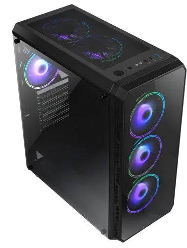 TECNO PC CASE GAMING ARGB LATERALE TRASPARENTE NERO TC-GAME 13 - TecnoRoyal