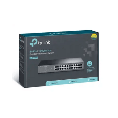 TPLINK HUB SWITCH 24 PORTE 10/100 DESKTOP TL-SF1024D - TecnoRoyal