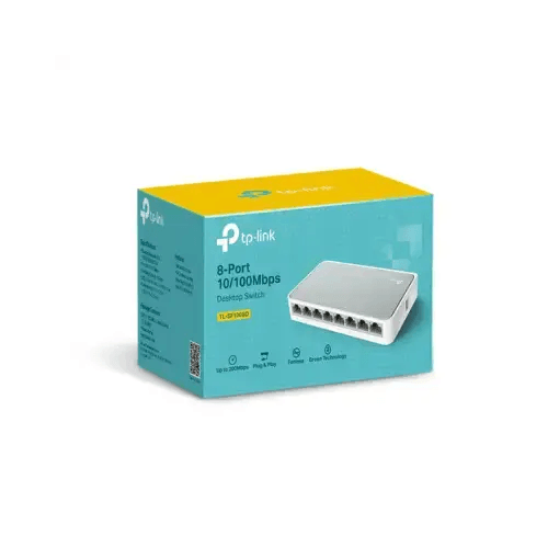 TPLINK HUB SWITCH 8 PORTE 10/100 TL-SF1008D - TecnoRoyal