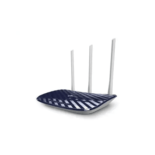 TPLINK ROUTER WIFI+SWITCH 4P DUALBAND 300+433MBPS 3ANT C20 AC750 - TecnoRoyal