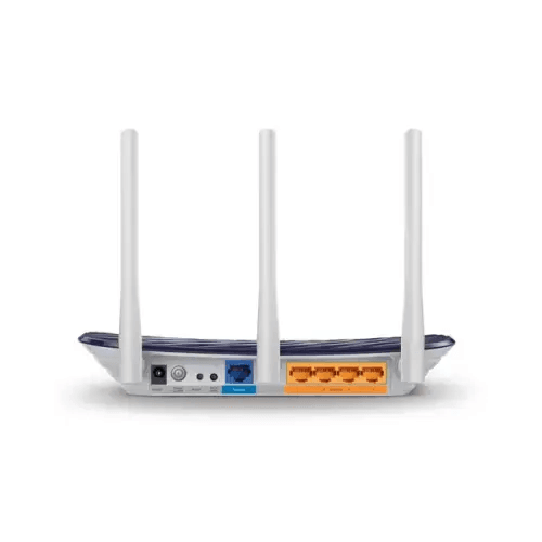 TPLINK ROUTER WIFI+SWITCH 4P DUALBAND 300+433MBPS 3ANT C20 AC750 - TecnoRoyal