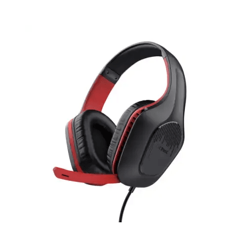 TRUST CUFFIA GXT 415S ZIROX GAMING MICROFONO NERO/ROSSO 3.5MM 24995 - TecnoRoyal