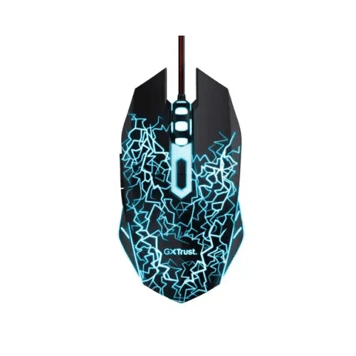 TRUST MOUSE GAMING OTTICO LED MULTICOLR USB CON PAD 24752 - TecnoRoyal