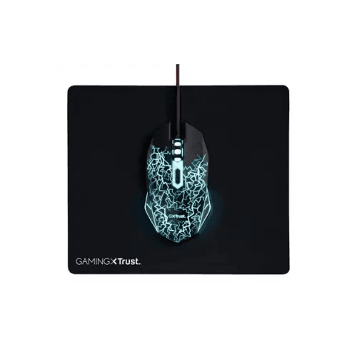 TRUST MOUSE GAMING OTTICO LED MULTICOLR USB CON PAD 24752 - TecnoRoyal