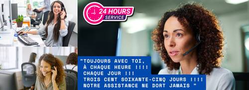 Toujours à vos côtés, à chaque instant. Notre soutien est permanent.