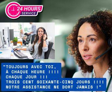 Toujours à vos côtés, à chaque instant. Notre soutien est permanent. 378 x 309 px FR