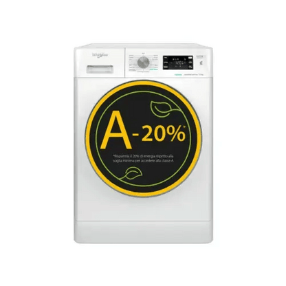 WHIRLPOOL LAVATRICE 10KG 6°SENSO INVERTER A-20% 1400G. FFB 1048 BSV IT - TecnoRoyal