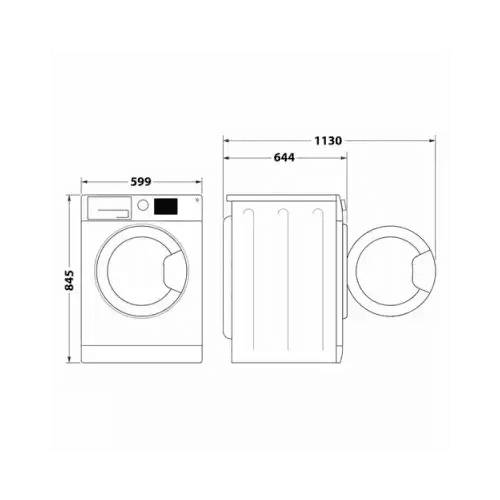 WHIRLPOOL LAVATRICE 10KG 6°SENSO INVERTERVAP. A 1400G. W6 08 SILENCE IT - TecnoRoyal