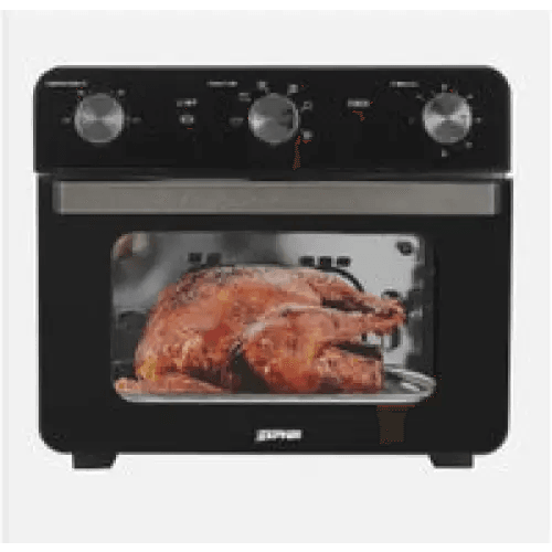 ZEPHIR FORNO + FRIGGITRICE AD ARIA 2in1 24LT 1700W NERO ZHC24FA - TecnoRoyal