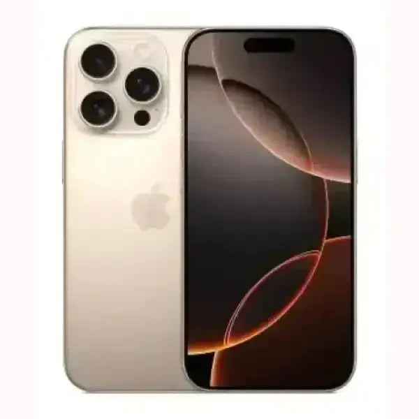 Apple smartphone oro con design a bordi piatti, tripla fotocamera posteriore e display edge to edge