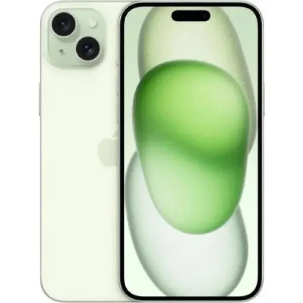 Apple iPhone 15 Plus smartphone in color chiaro con display luminoso e design elegante