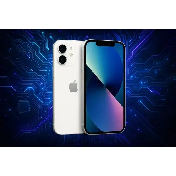 Apple iPhone 16 in bianco con schermo AMOLED e design elegante e moderno
