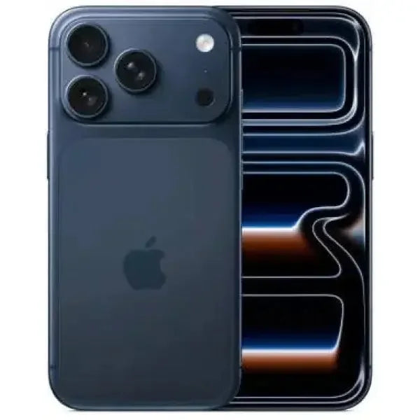 Apple iPhone 17 Pro in blu navy con fotocamera tripla e display AMOLED