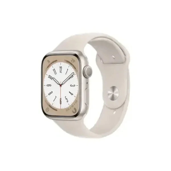 Apple Watch Series 8 GPS 45mm Cassa in Alluminio color Galassia con Cinturino Sport Band Galassia - Regular Smartwatch