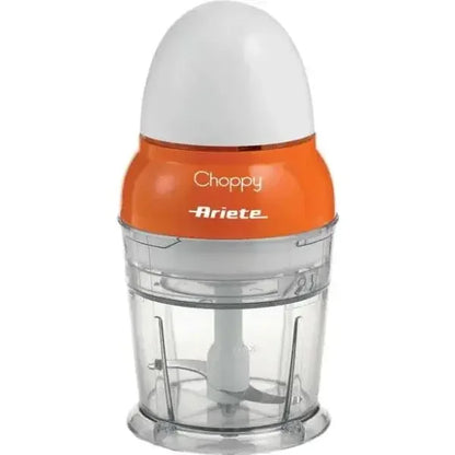 Ariete Tritatutto Choppy in arancio e bianco, ideale per tritare verdure e ingredienti in cucina