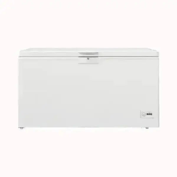 Congelatore BEKO bianco a pozzetto con chiusura ermetica e design compatto