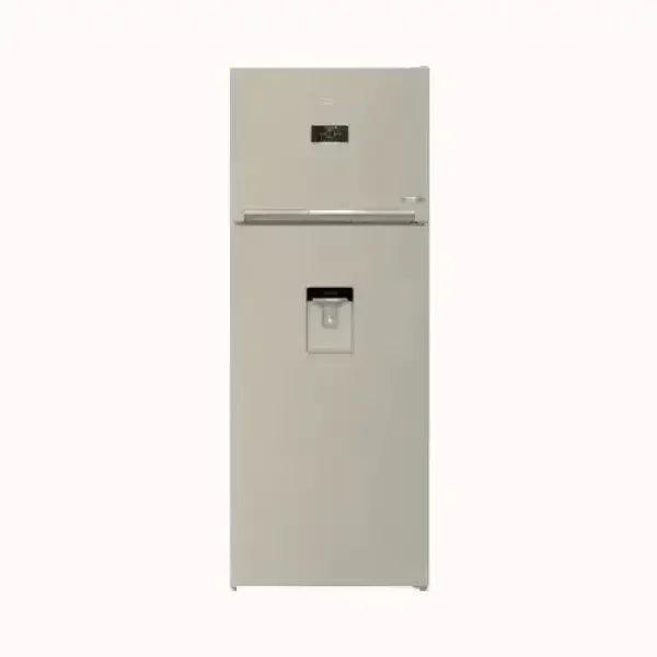 Frigorifero BEKO bianco con dispenser acqua e congelatore superiore moderno ed efficiente