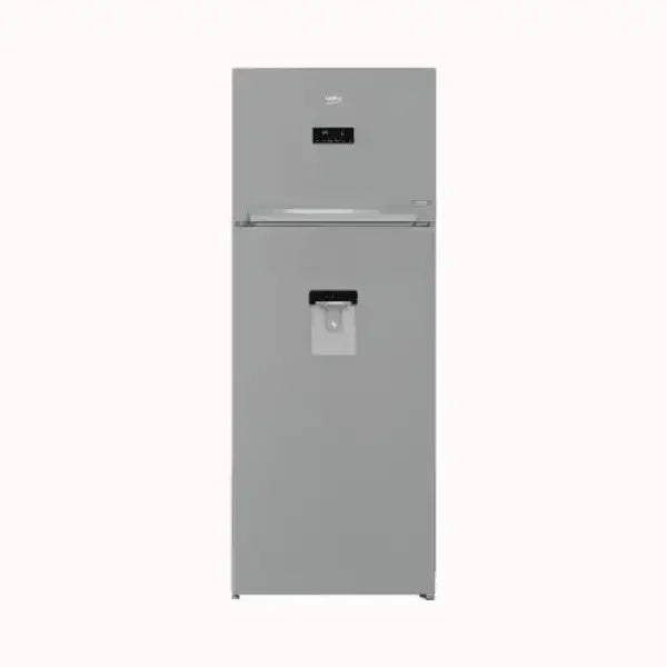 Frigorifero BEKO a due porte con dispenser acqua integrato e finitura in acciaio inox