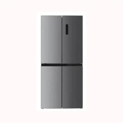 Frigorifero BEKO a quattro porte in acciaio inox con design moderno e display digitale