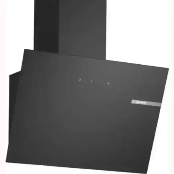 Cappa da cucina BOSCH nera con design moderno e controllo touch per aspirazione efficiente