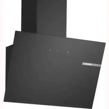 Cappa da cucina BOSCH nera con design moderno e controllo touch per aspirazione efficiente