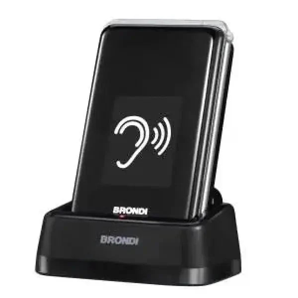 Brondi Amico, cellulare per anziani con dock di ricarica e funzione per non udenti