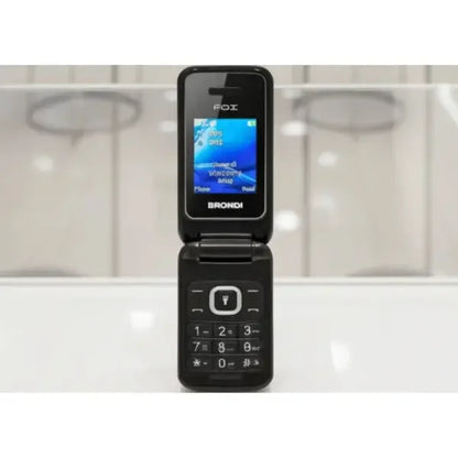 Cellulare per anziani Brondi Fox Nero con tasti grandi e schermo ben visibile
