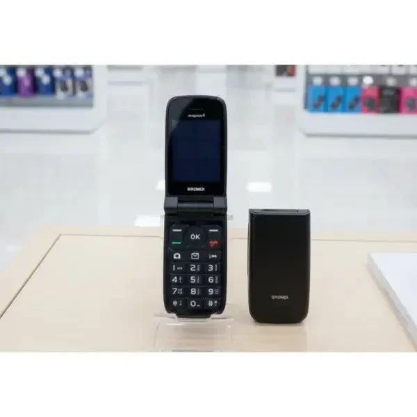 Brondi Magnum 4 cellulare per anziani con tasti grandi e schermo pieghevole
