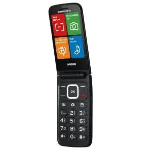 Cellulare pieghevole Brondi Magnum XXL con tasti grandi e schermo intuitivo per anziani