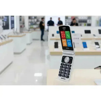 Cellulare per anziani Brondi Maxy con schermo grande e tasti facilitati per un uso semplice
