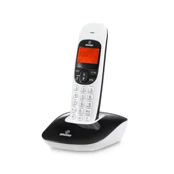 Telefono Cordless Brondi con display luminoso e tastiera ergonomica per comunicazioni semplici