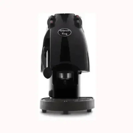 Macchina da caffè Didiesse Frog nera con design compatto e funzionale per espresso italiano