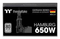 THERMALTAKE ALIMENTATORE PC 650W HAMBURG 80+ W0650RE - TecnoRoyal