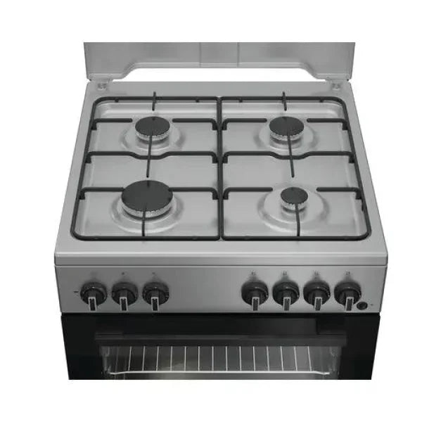 INDESIT CUCINA A GAS 4 BRUC.FORNO ELETTRICO 73LT 60x60 SILVER I6G3PMS