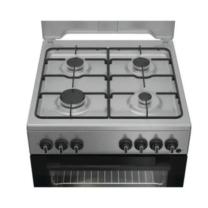 INDESIT CUCINA A GAS 4 BRUC.FORNO ELETTRICO 73LT 60x60 SILVER I6G3PMS