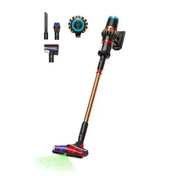 Aspirapolvere Dyson senza fili con accessori per una pulizia efficiente di ogni superficie