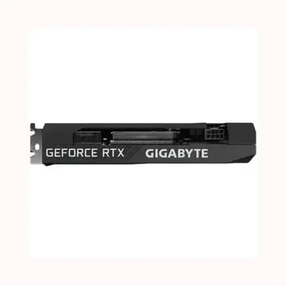 Scheda video GIGABYTE GeForce RTX con design compatto e connettore di alimentazione a 8 pin