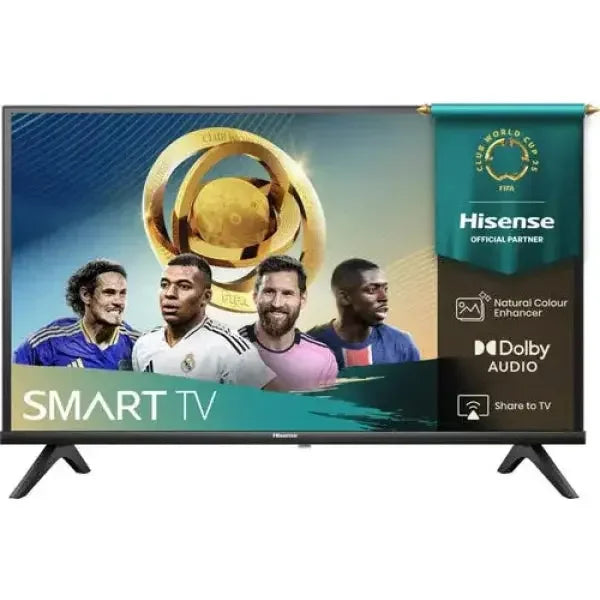 Televisore Hisense Smart TV con tecnologia Dolby Audio e miglioramento dei colori naturali