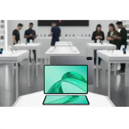 Honor Pad X8A con schermo grande e design elegante in un ambiente tecnologico