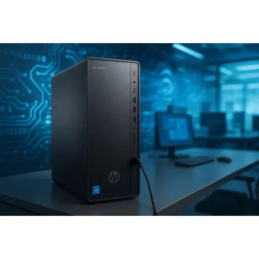 HP PC 290 G9 I7-12700 16GB 512GB SSD 2y ONSITE W11 PRO B70SSAT con sfondo informatico