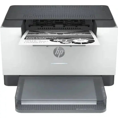 Stampante HP LaserJet con funzionalità di stampa in bianco e nero e design compatto