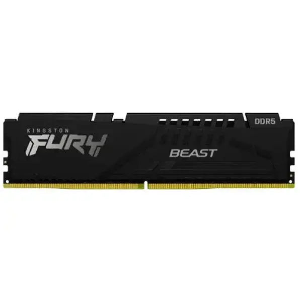 Modulo RAM Kingston Fury Beast DDR5 con dissipatore nero per prestazioni elevate