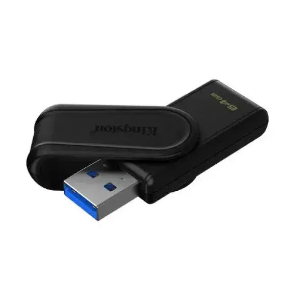 KINGSTON Pendrive 64GB USB 3.0 con design scorrevole e alta velocità di trasferimento dati