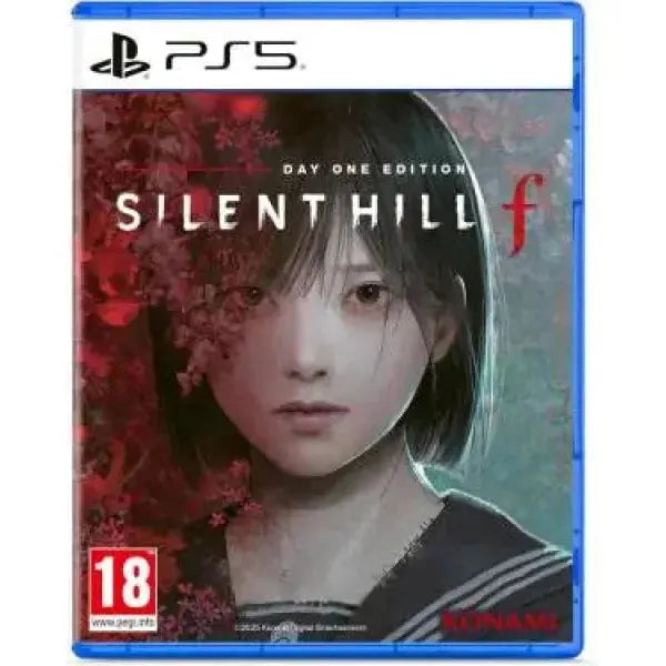 Copertina del gioco Silent Hill f per PlayStation 5 con un personaggio misterioso in primo piano
