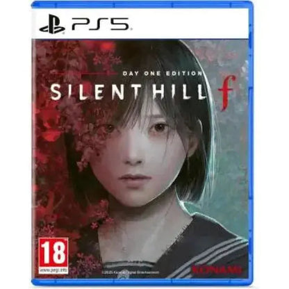 Copertina del gioco Silent Hill f per PlayStation 5 con un personaggio misterioso in primo piano