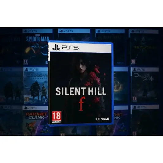 Copertina del gioco Silent Hill per PS5 di Konami con un'immagine inquietante
